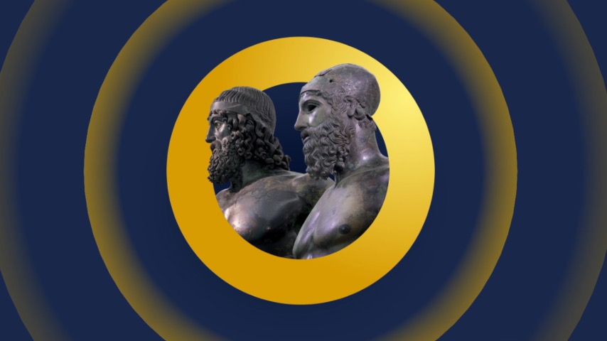 Bronzi Di Riace Main Logo